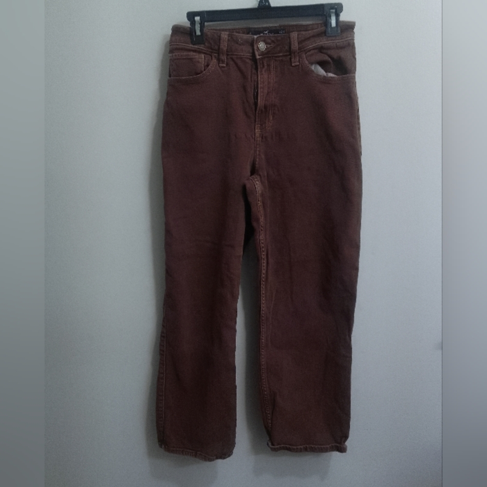 Hollister California Ultra High Rise Dad Jeans  Vintage Stretch W28s  Brown